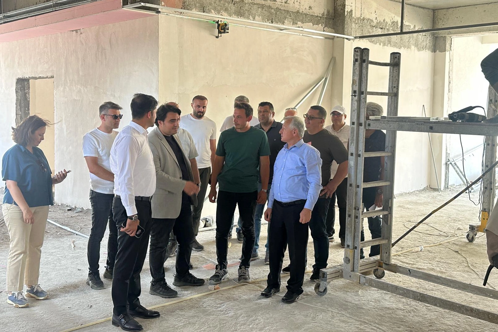 Edirne İpsala’da Anadolu Lisesi inşaatına yakın mercek 