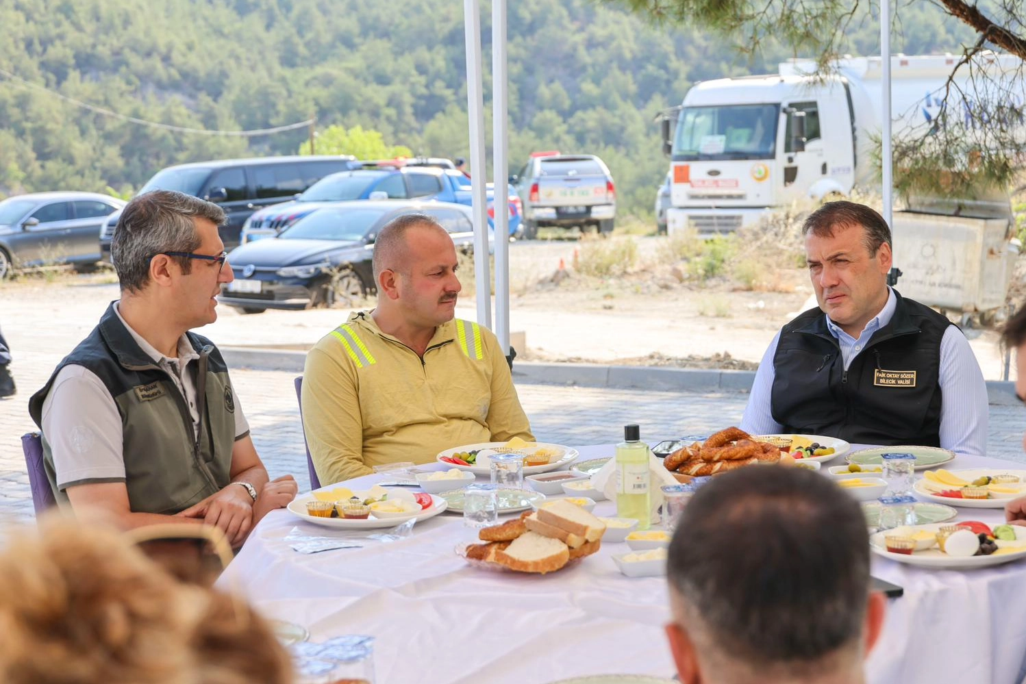 Bilecik’te yangınla mücadele ekiplerine moral ziyareti 