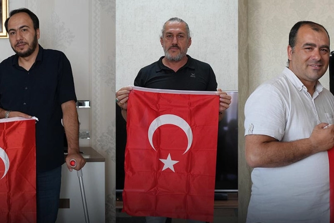 Konya Büyükşehir 15 Temmuz gazilerini evlerinde ziyaret etti 