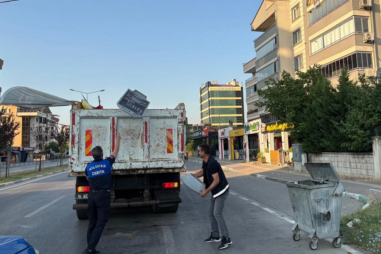 Bursa Nilüfer’de sağlıklı çevre operasyonu 