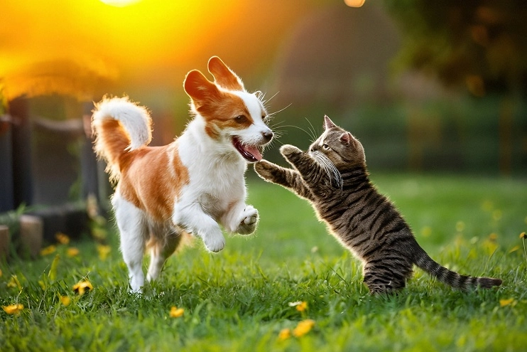 Yaz sıcağında kedi ve köpek sağlığı için karışık besleme önerisi 