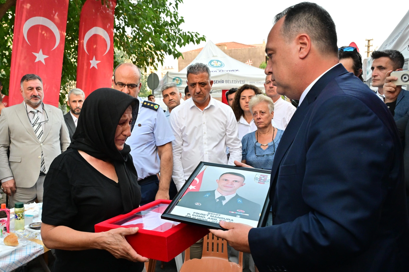Şehit Fikret Mangura vefatının 7. gününde dualarla anıldı 