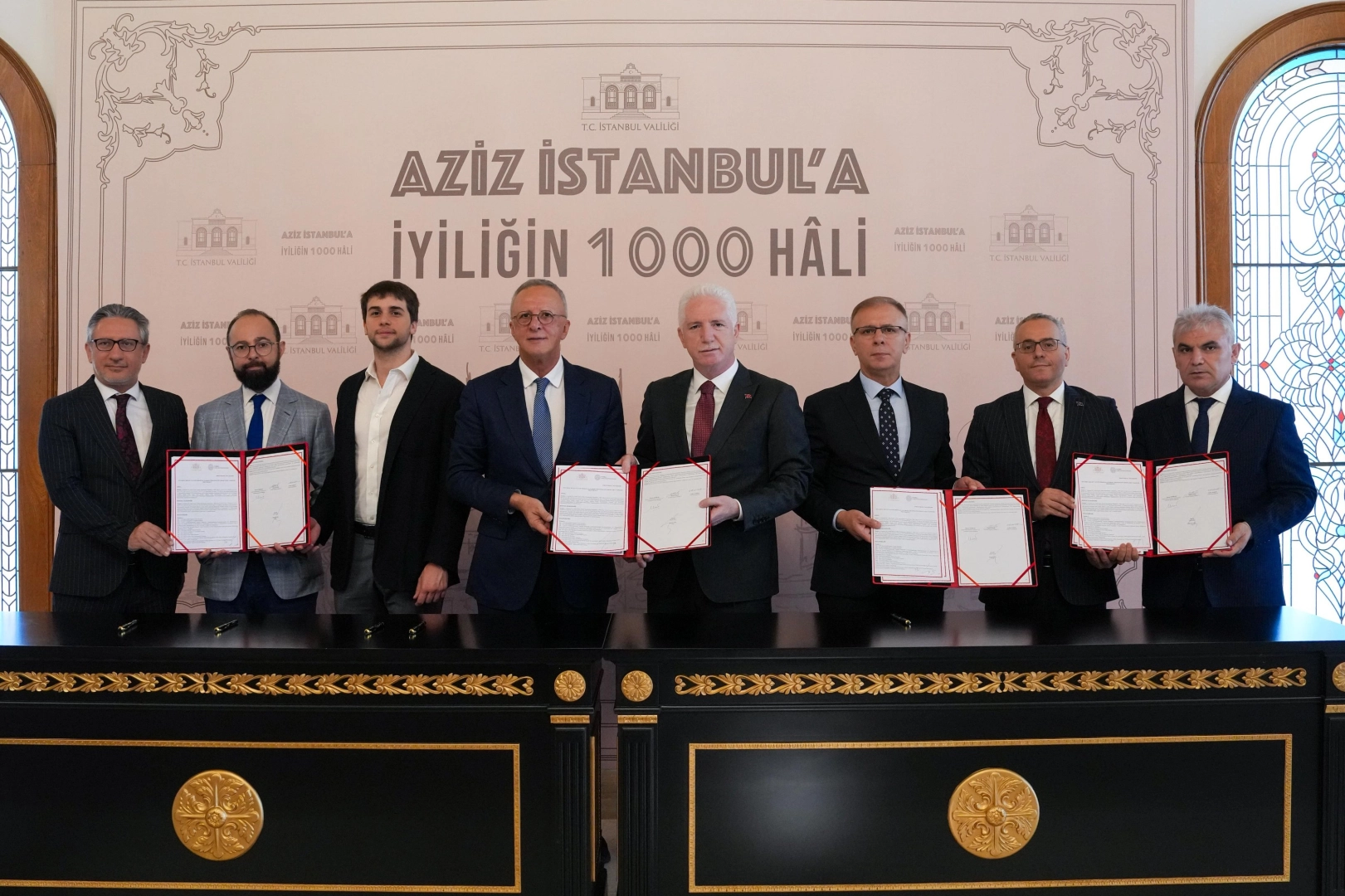 İstanbul'da Recep Tayyip Erdoğan İHL Yurdu için protokol 