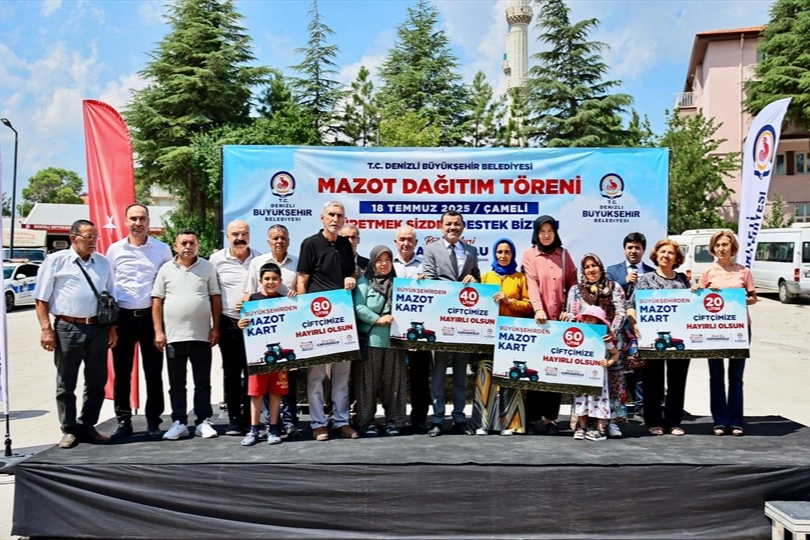 Denizli Büyükşehir'den üreticiye destek 