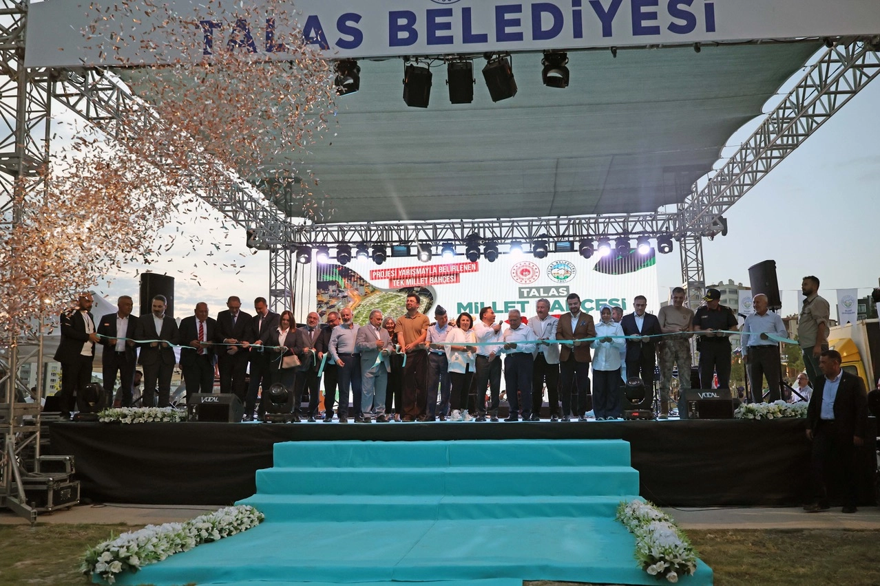 Kayseri Talas'ta millet bahçesine kavuştu 
