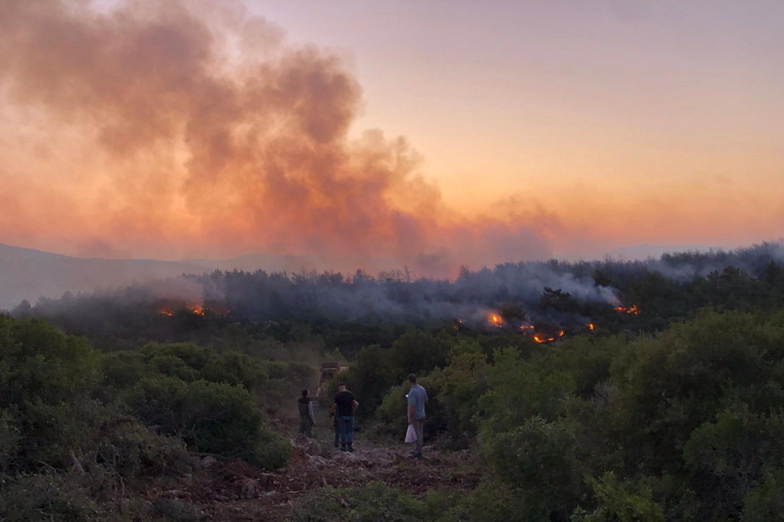 Urla’da yangın kontrol altına alındı 