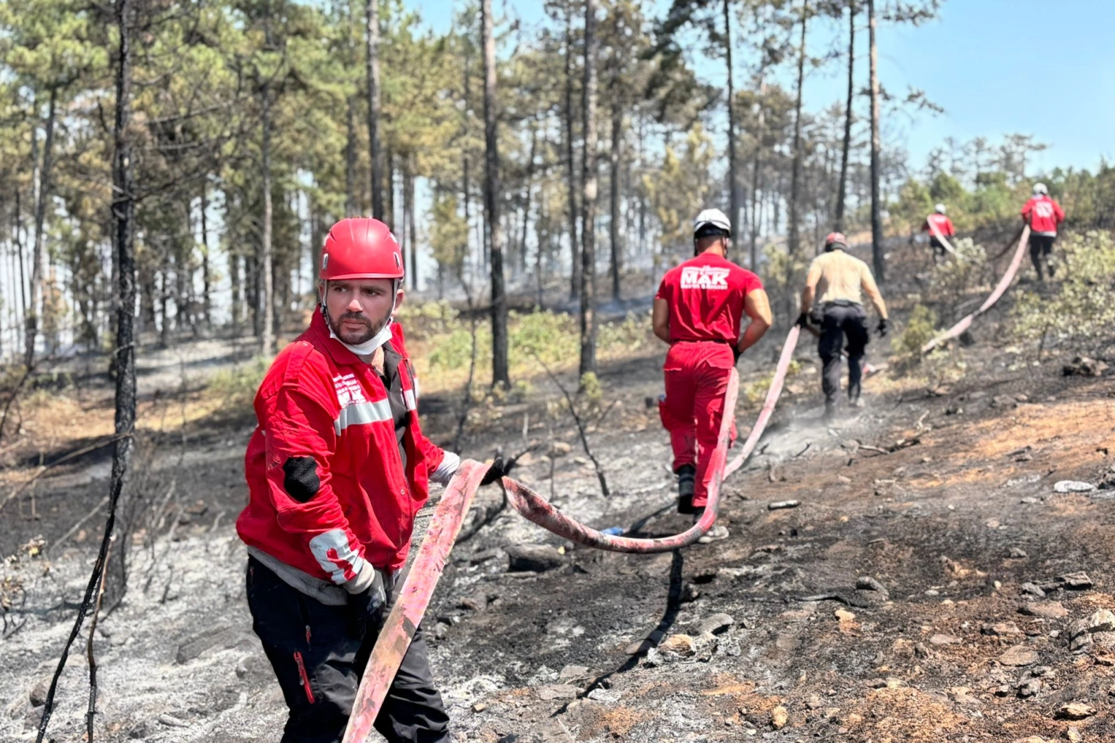 Bursa Harmancık’ta dört koldan seferberliğe devam 
