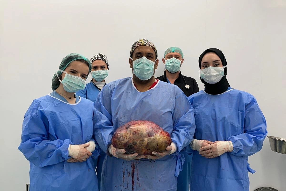 10 kilogramlık kitle patlamadan çıkarıldı 