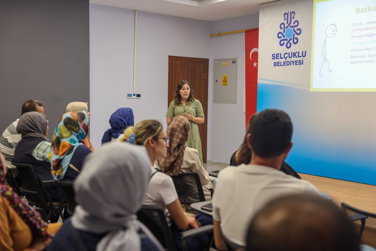 Konya SAGEM'de olumlu ebeveynlik becerileri anlatıldı 