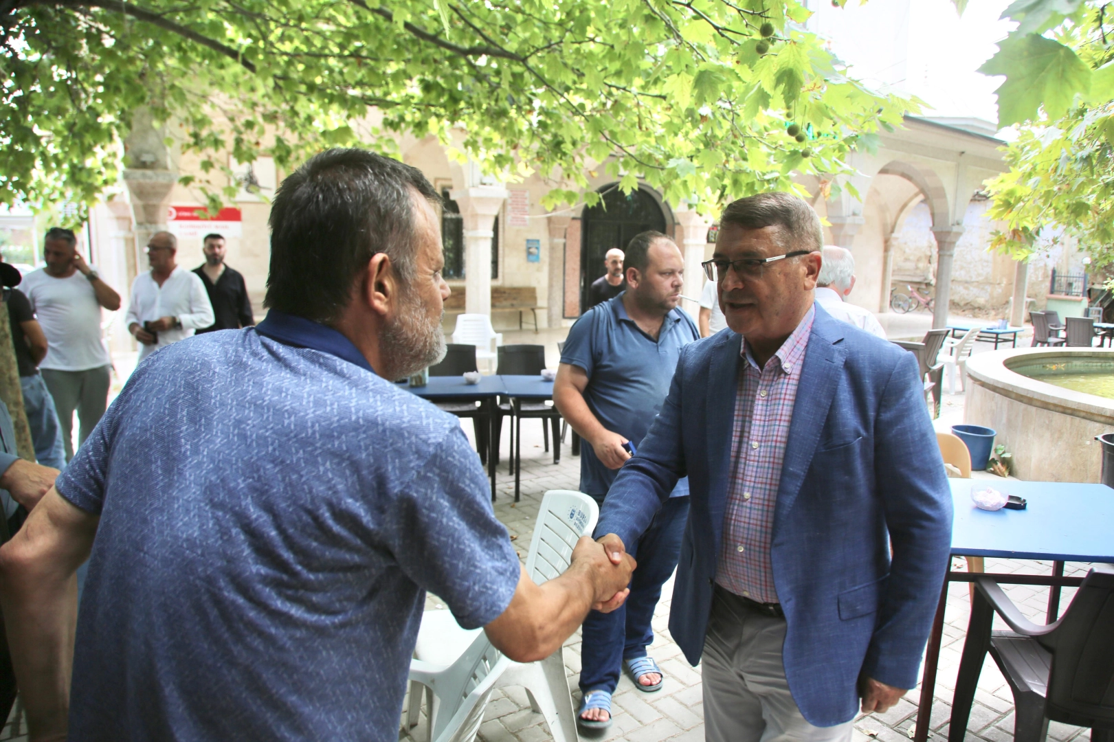 Bursa'da yangın bölgelerine BESOB ziyareti 