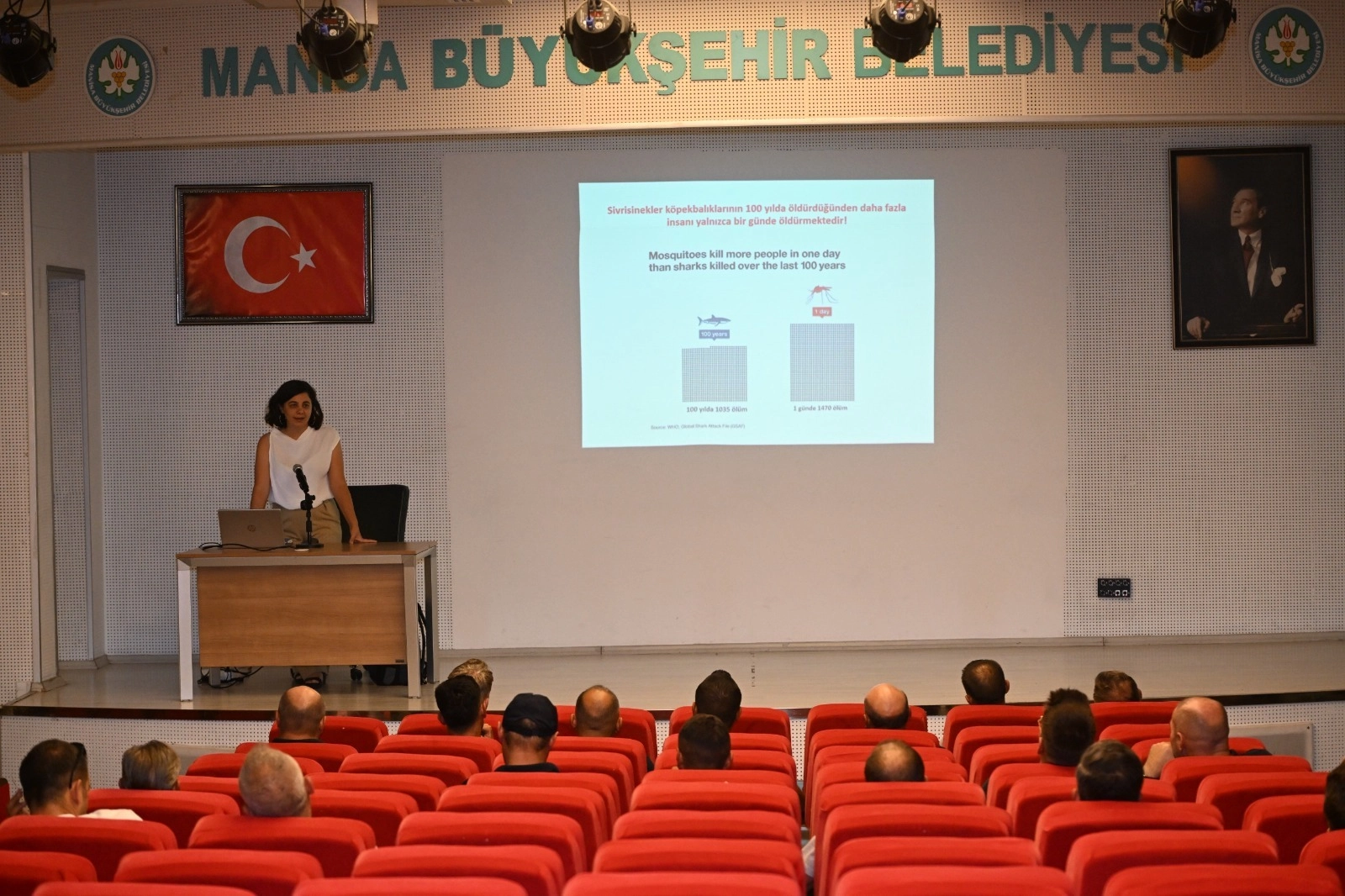 Manisa'da vektörlerle mücadeleye biyolojik destek 