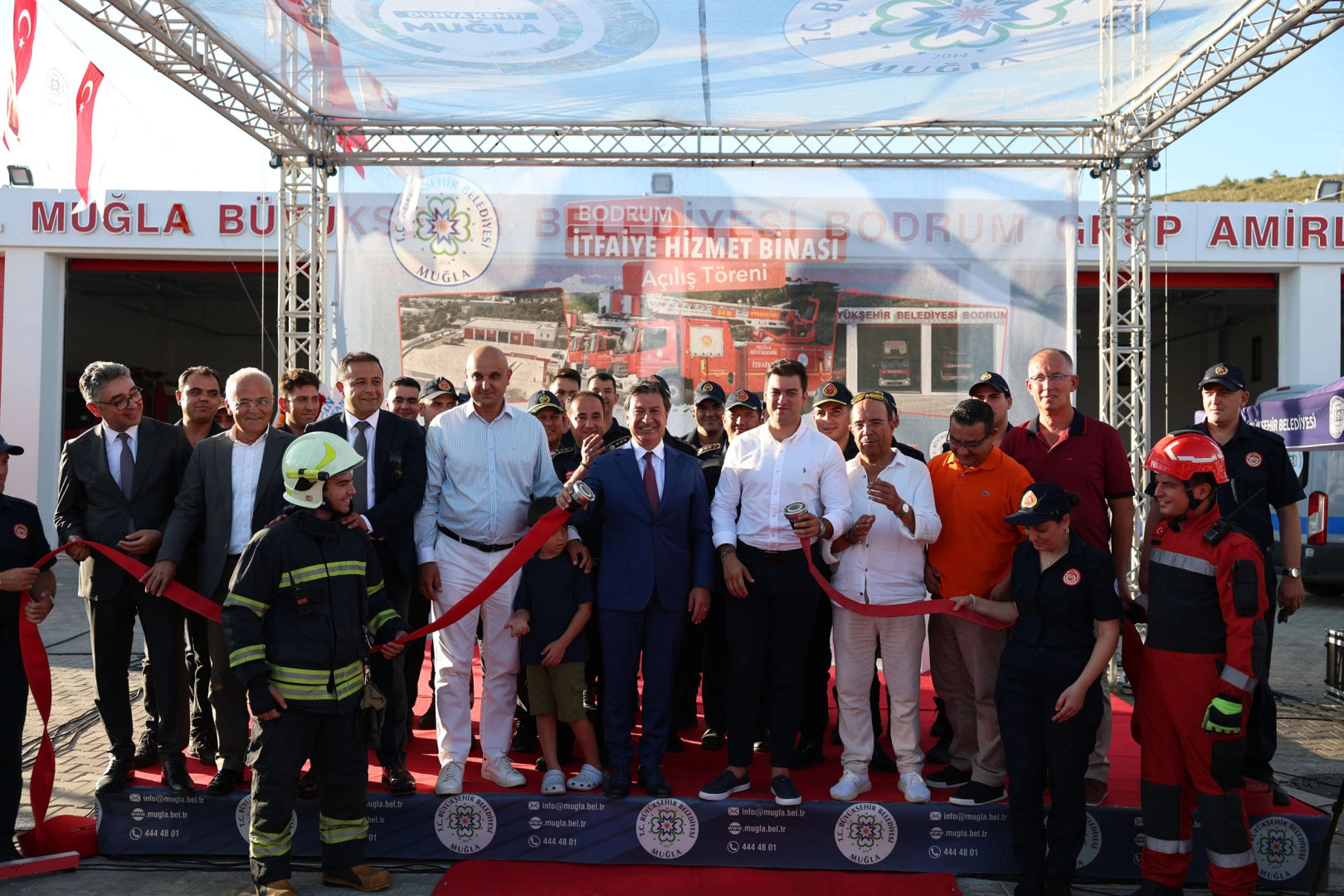 Bodrum'da yeni itfaiye binası hizmete girdi 