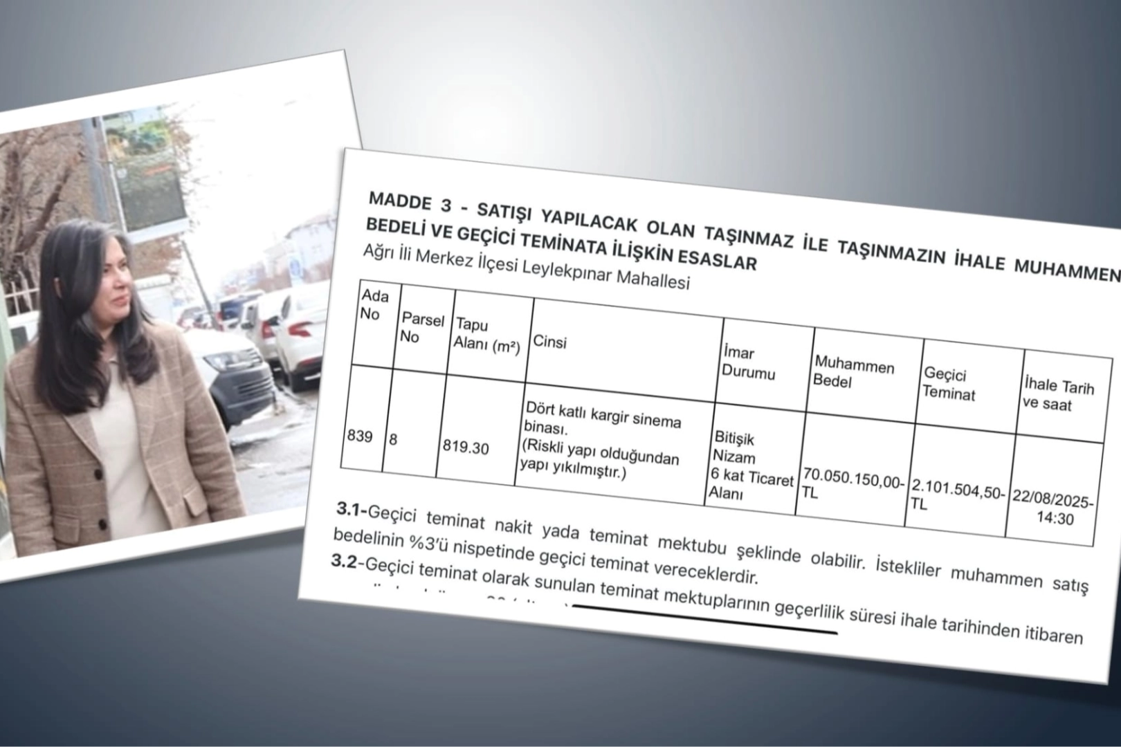 Ağrı Belediyesi'nin arsa satışı tepki çekti: Kültürel miras satılıyor! 