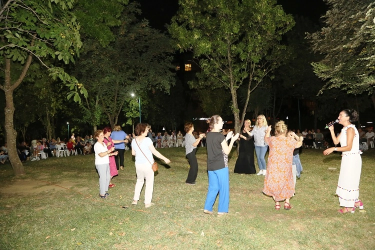 Bursa Nilüfer Ataevler'de renkli gece 