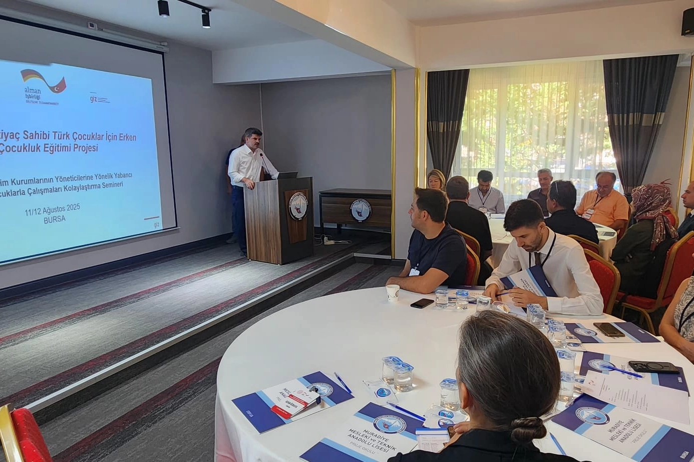 Bursa’da okul öncesi eğitimde yabancı uyruklu çocuklar için seminer 