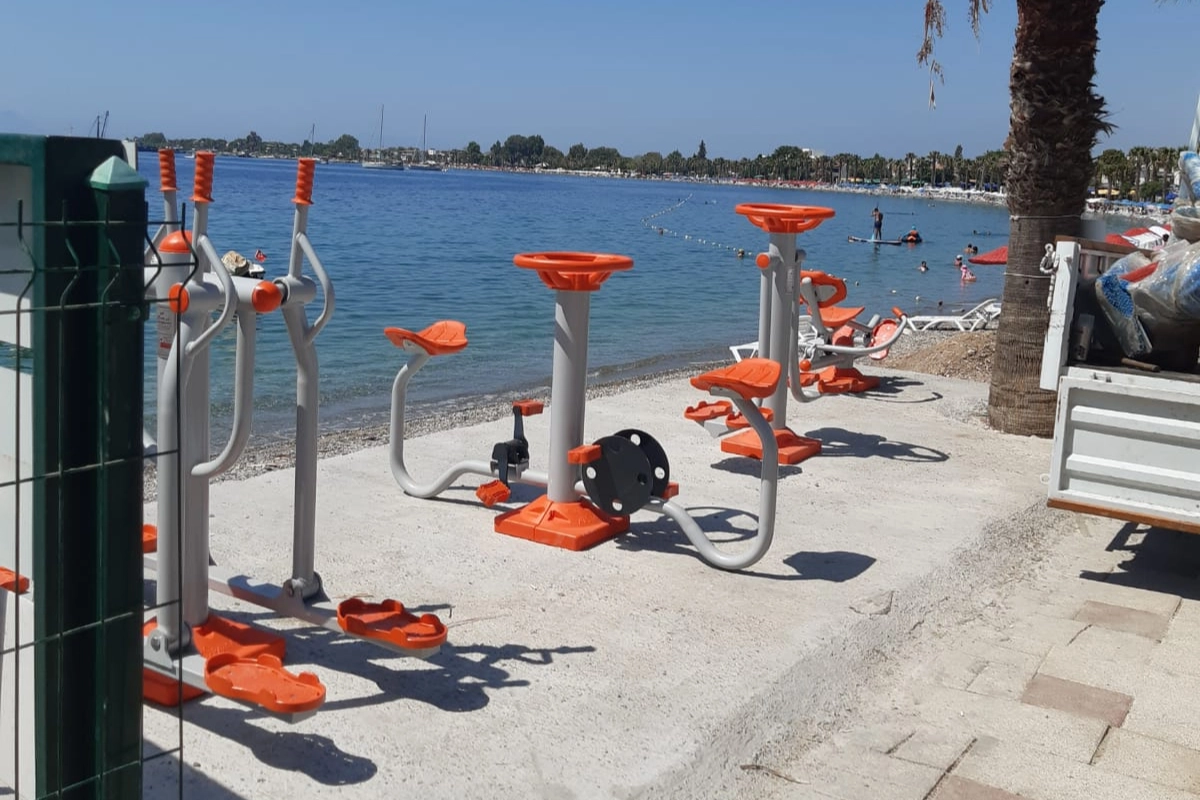 Muğla Milas'ta sahil bölgesinde çalışmalar hızlandı 