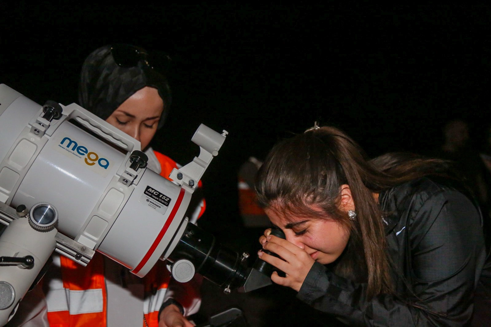 Meteor yağmuru Meram’da şölene dönüştü 