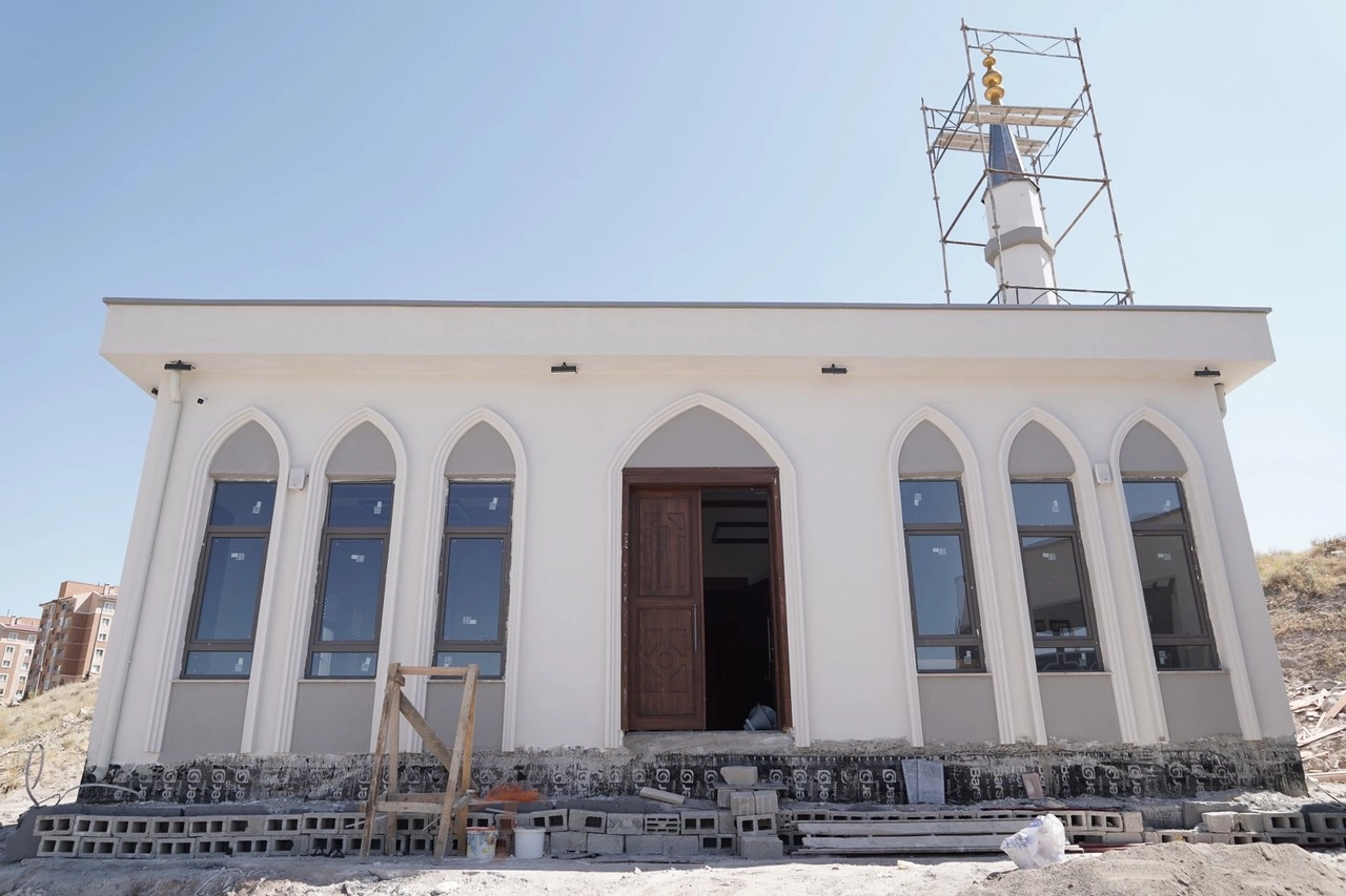 Kayseri Melikgazi yeni bir cami kazanıyor 