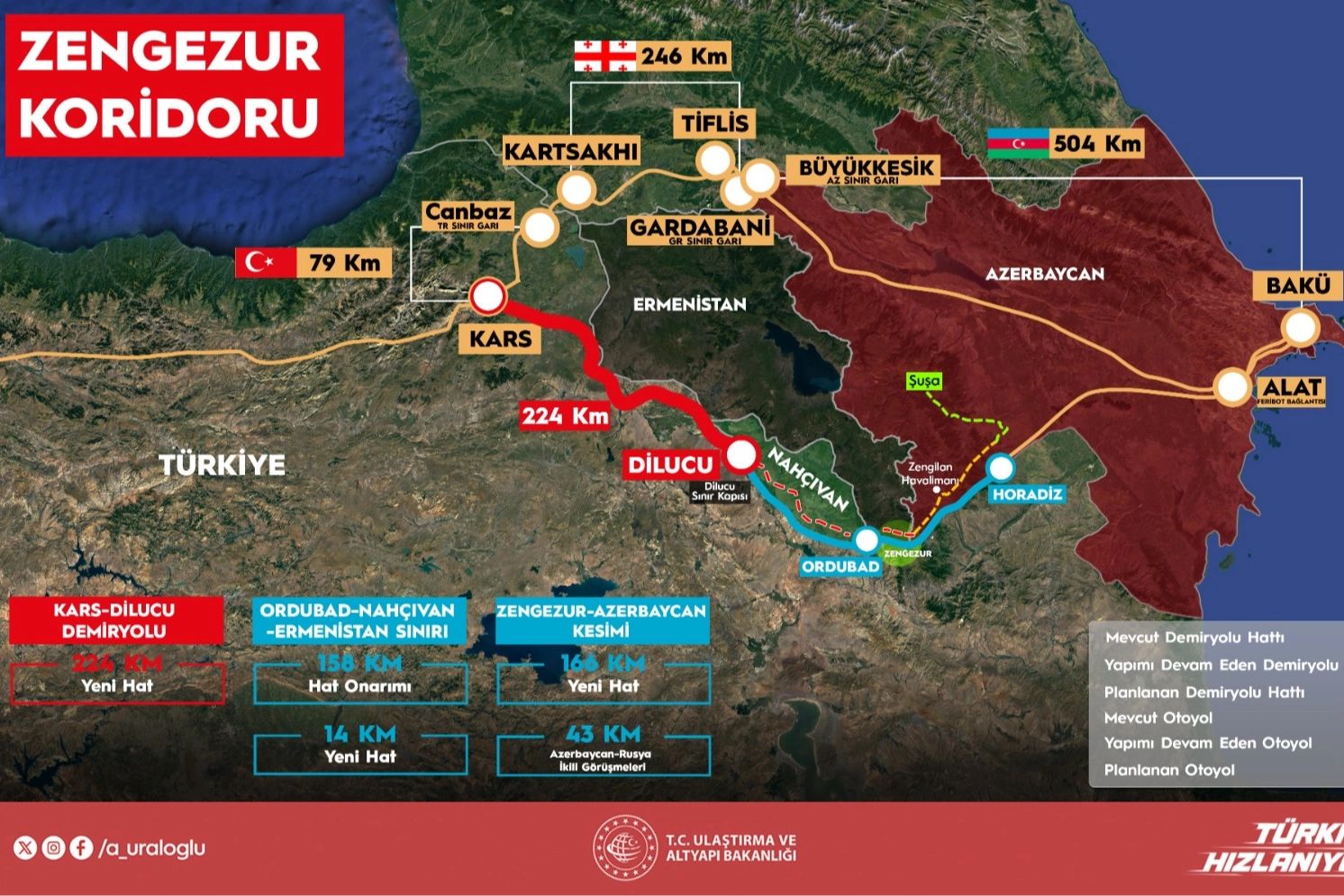 Zengezur Koridoru'nda tarihi adım 