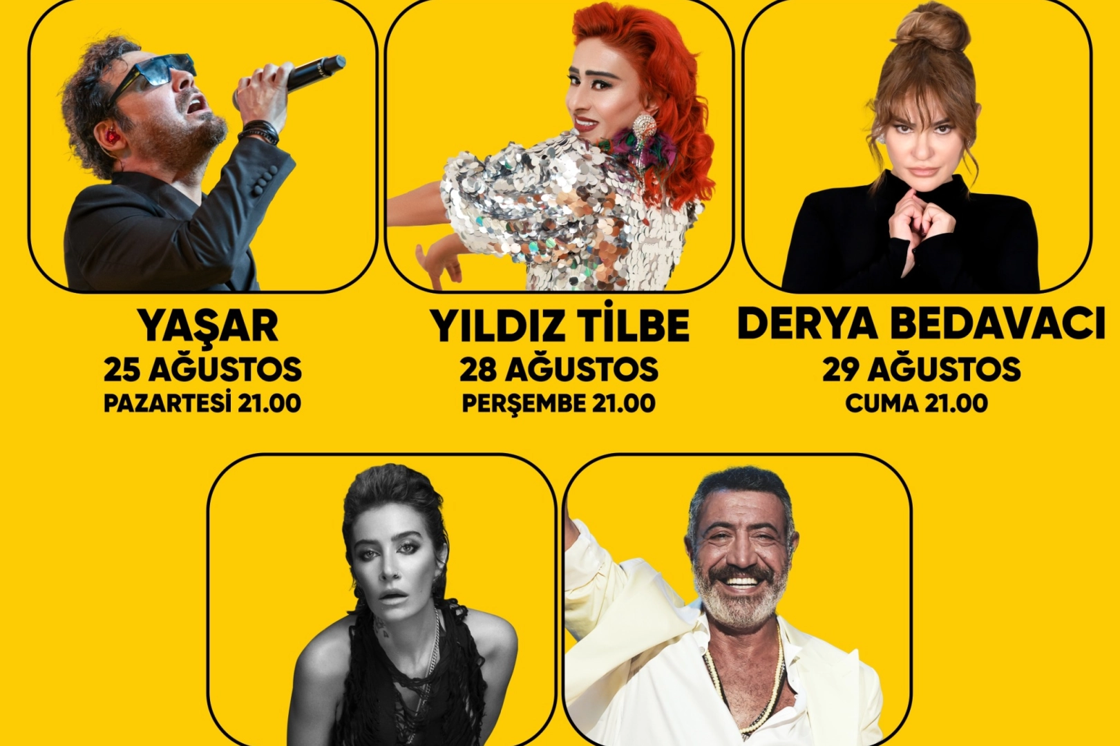 Harbiye’de yaza veda: Dev kadro sahnede 
