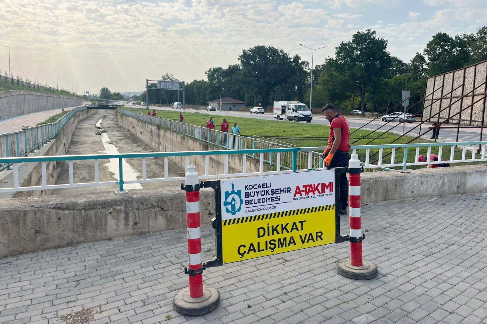 Kocaeli Stadı çevresinde hummalı çalışma 