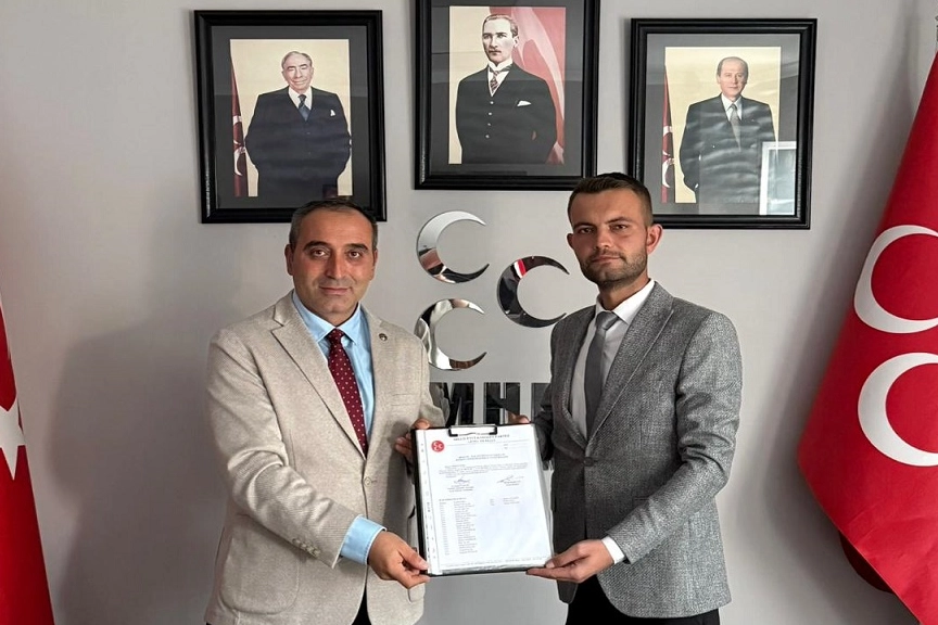Bilecik’te MHP Pazaryeri İlçe Başkanlığı'na Vedat Çora atandı 