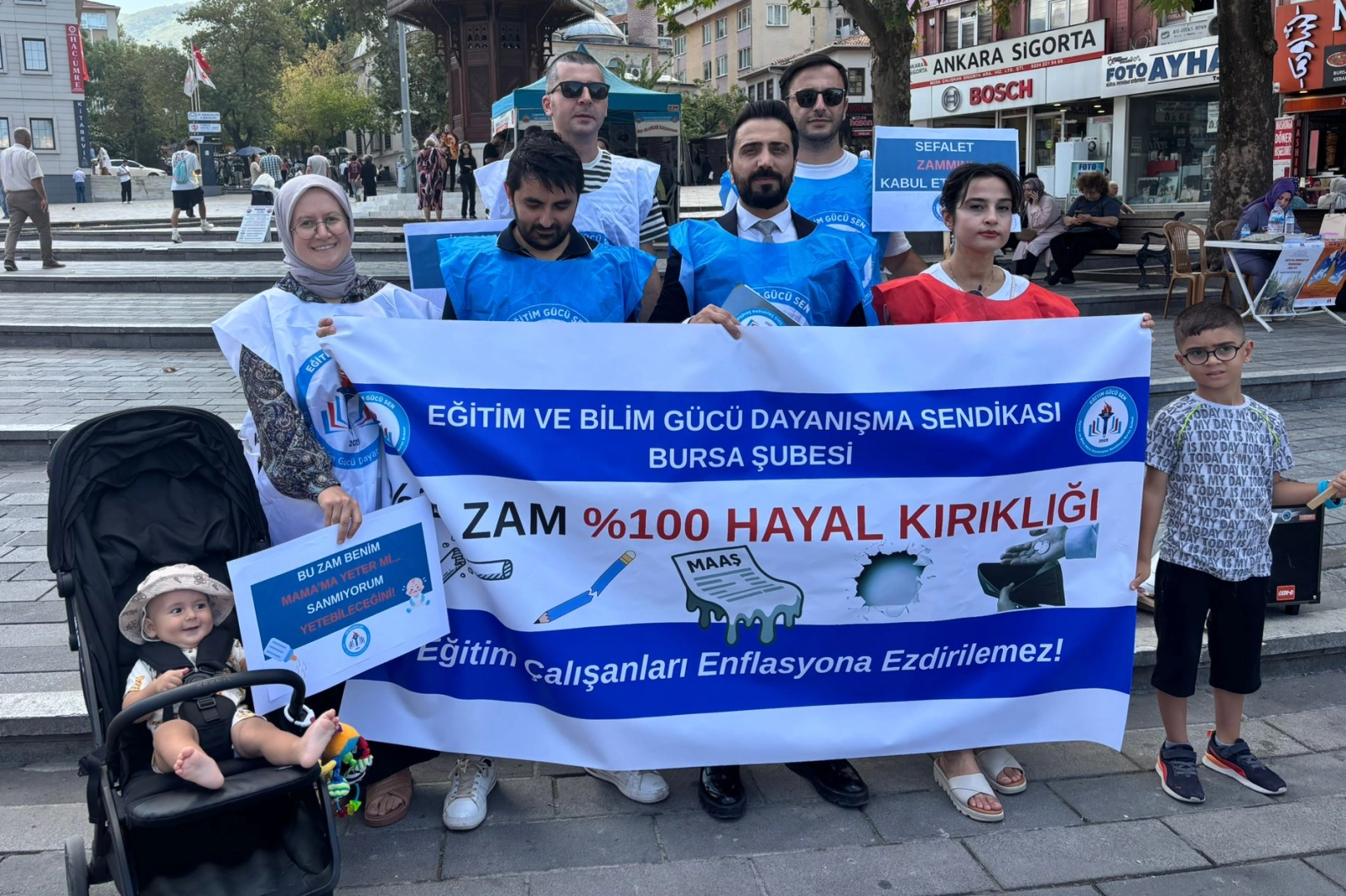 Eğitim Gücü Sen Bursa'dan zam tepkisi! Sefalet mutabakatı kabul edilemez! 