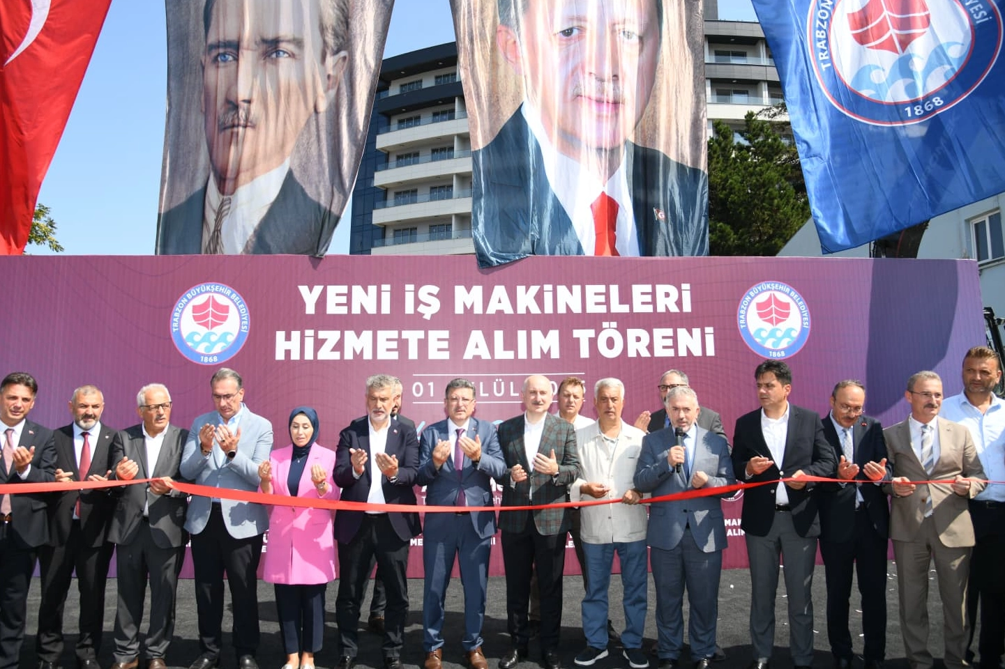 Trabzon Büyükşehir makine parkını güçlendiriyor 