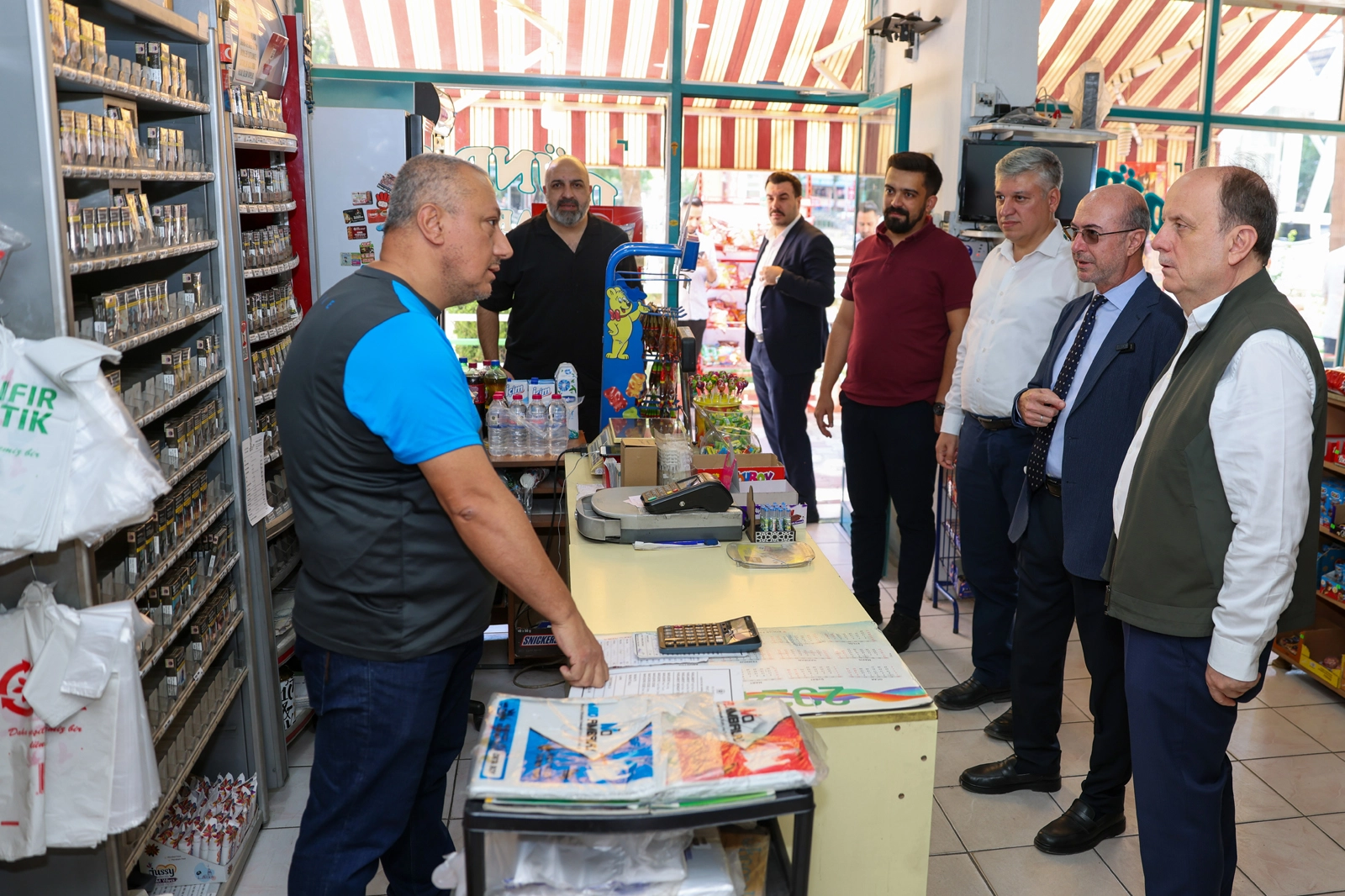 Konya Selçuklu'da esnaf ziyaretleri 
