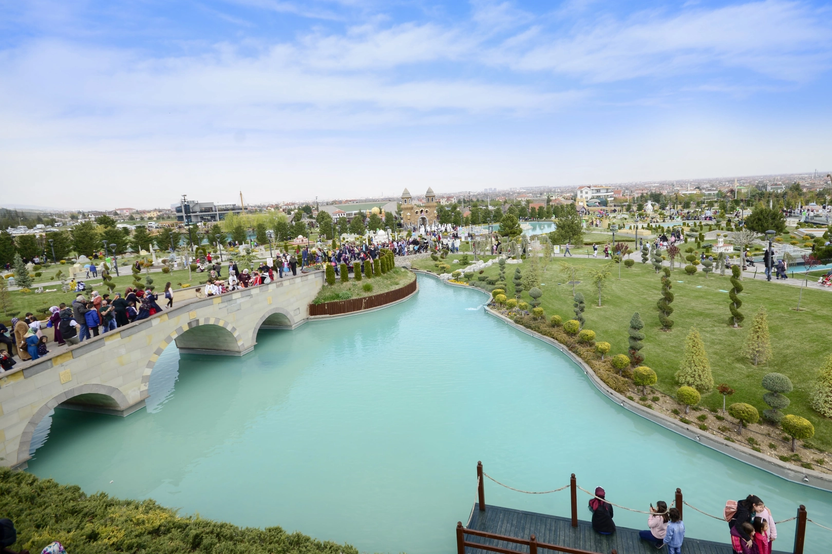 Konya Meram'ın efsane parkı yaza damga vurdu 