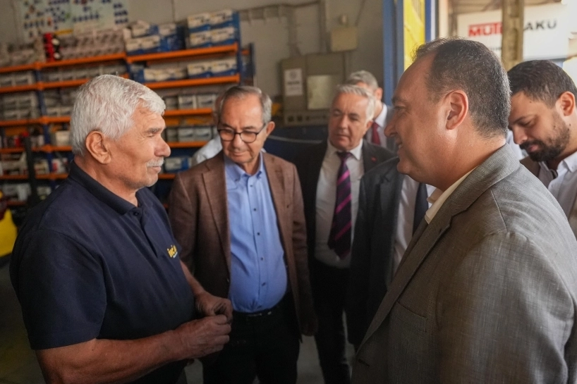 Sanayi esnafından Başkan Dutlulu’ya teşekkür 