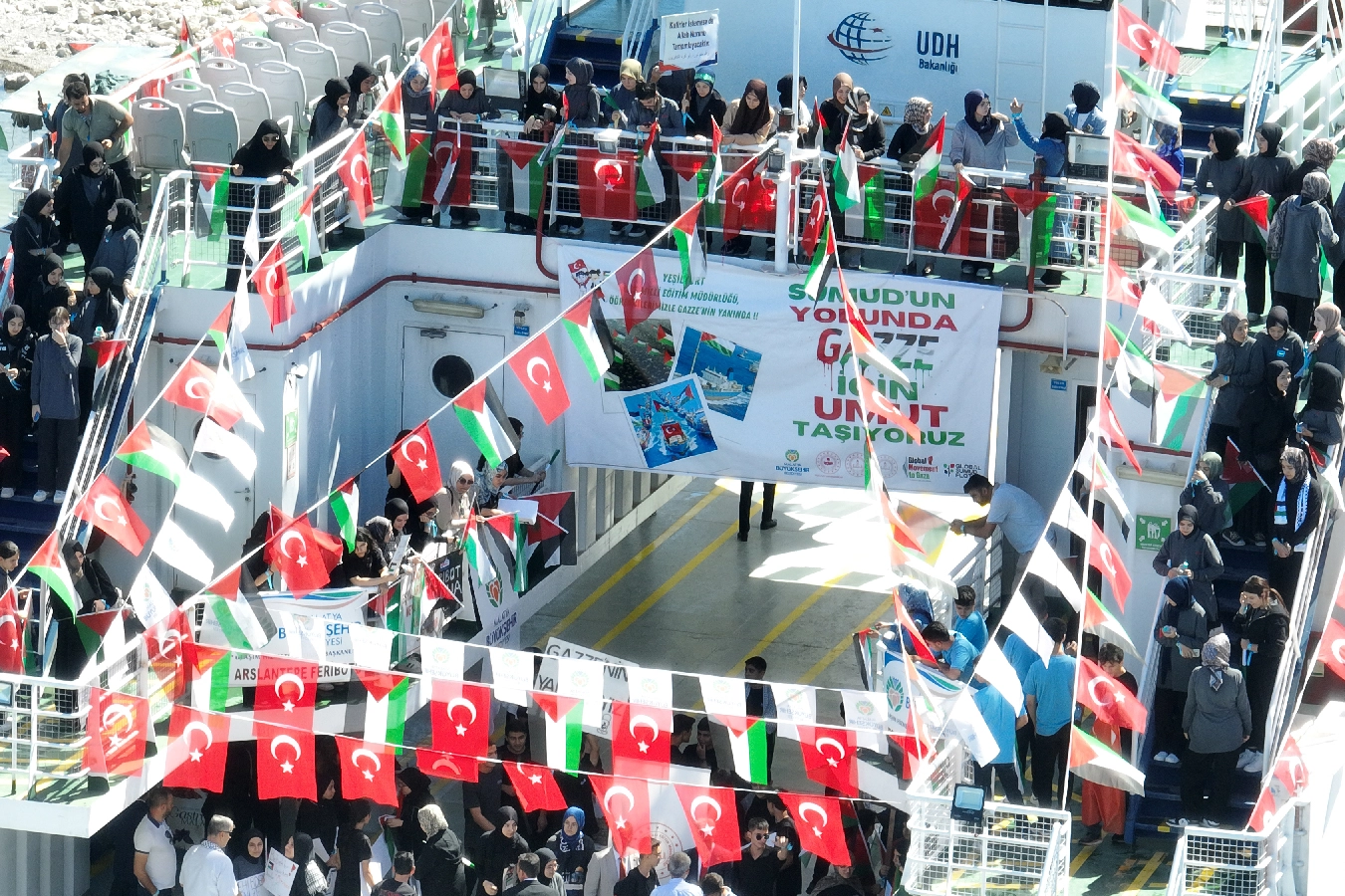 Malatya'dan Gazze'ye ve Sumud Filosu'na destek 