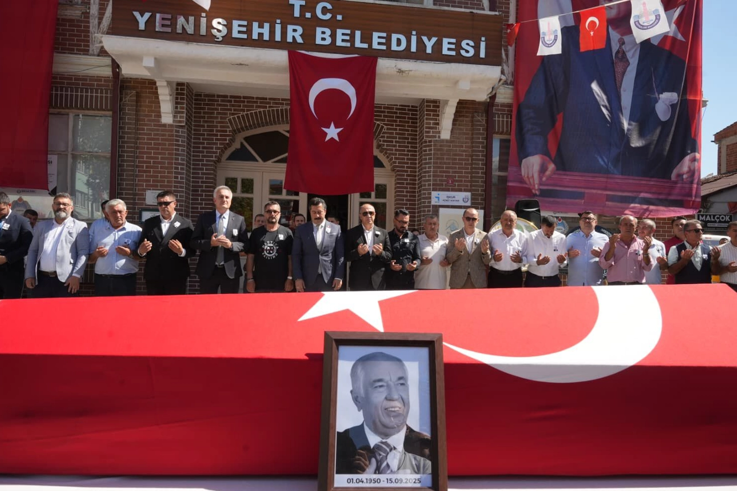 Bursa Yenişehir eski belediye başkanı Mehmet Kaya’ya veda 