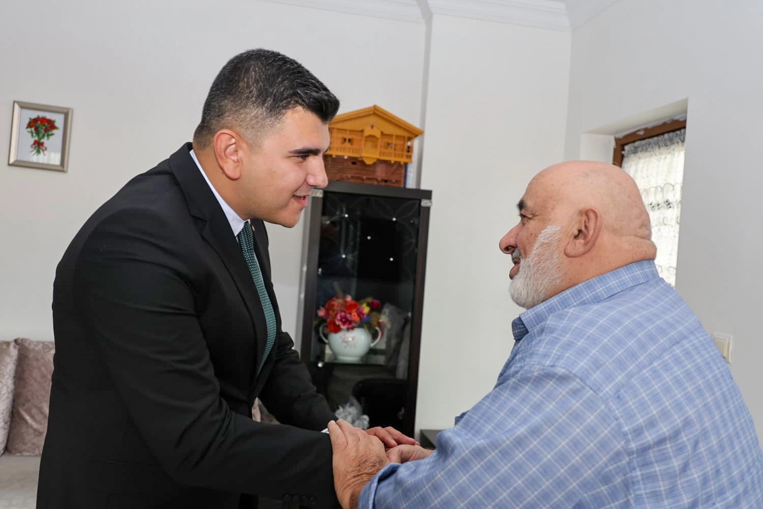 Artvin Vali Vekili Erdoğan'dan Kıbrıs gazisine ziyaret 