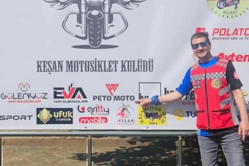 İpsala'da motosiklet ustası test sürüşünde yaralandı 