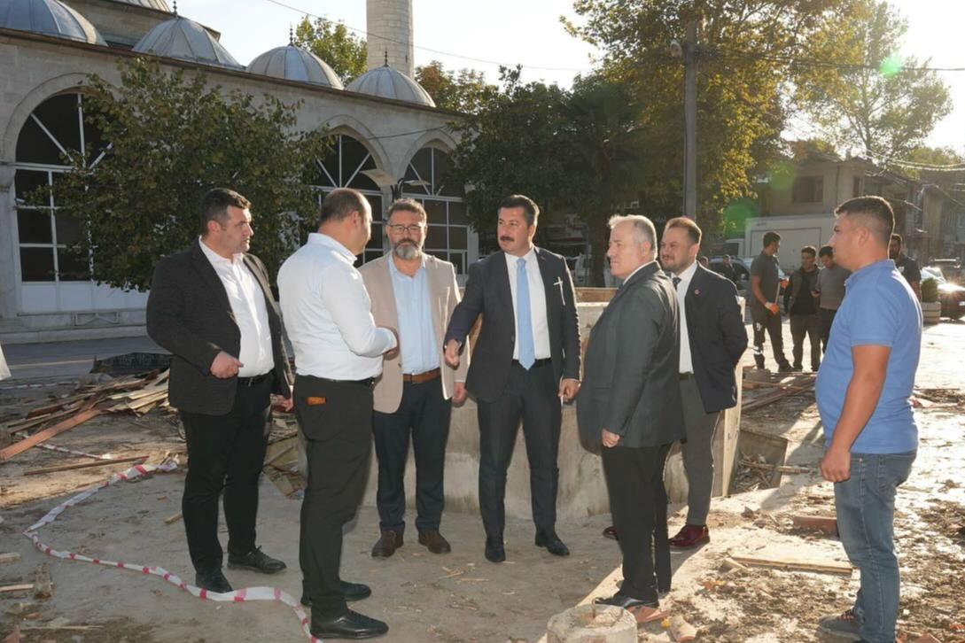 Bursa Yenişehir’e yeni meydan ve tarihi çeşme geliyor 