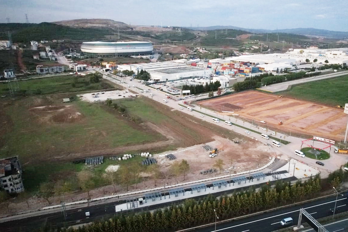 Kocaeli'de milli maç için 220 dönümlük dev organizasyon alanı hazır 