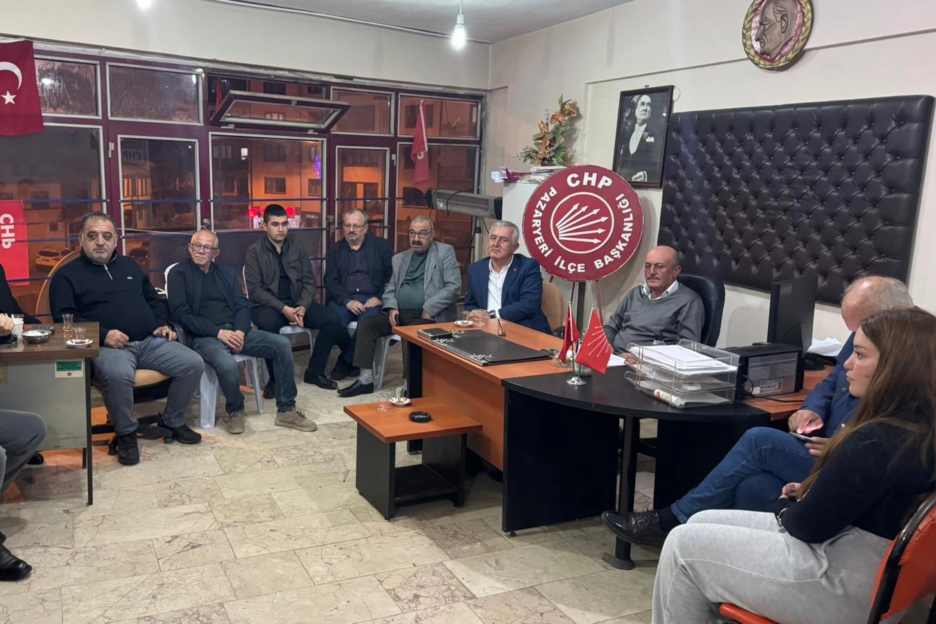 CHP Pazaryeri'nde kongre öncesi hareketlilik 