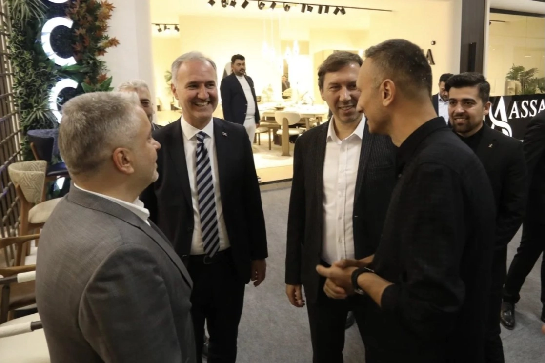İnegöl'de protokolden Modef Expo’ya ziyaret 