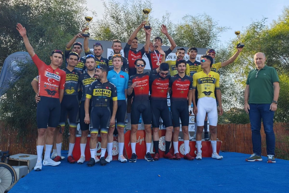 Konya Büyükşehirli pedallar Alanya’da 7 madalya ile zirvede 
