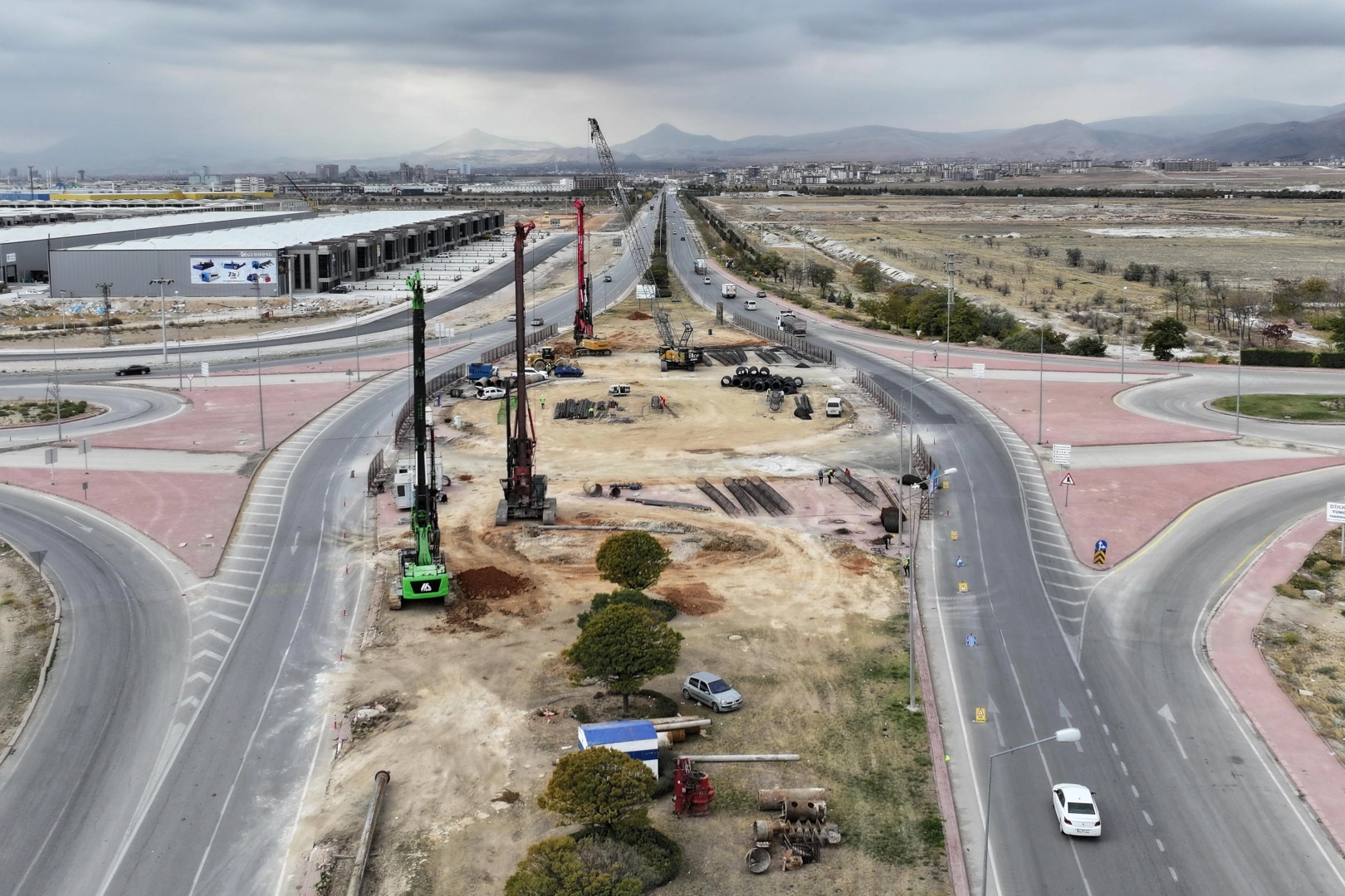 Konya'da TÜMOSAN Kavşağı genişliyor 