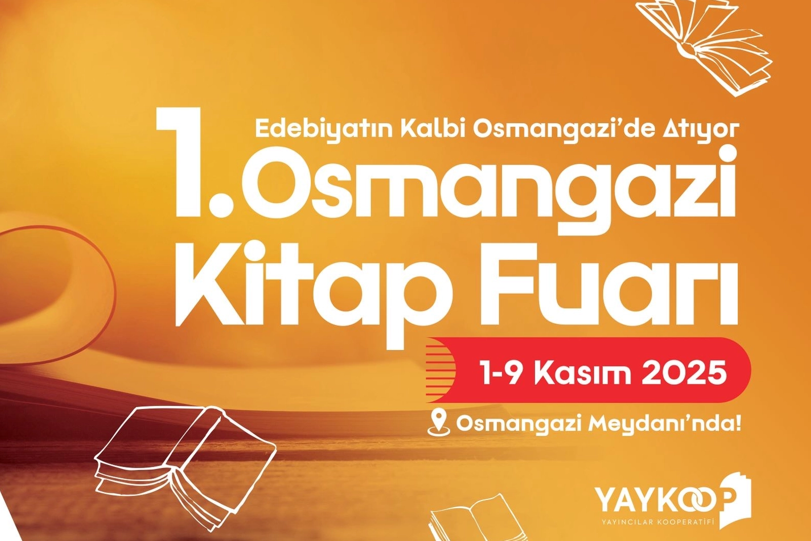 Osmangazi Kitap Fuarı kapılarını açıyor 