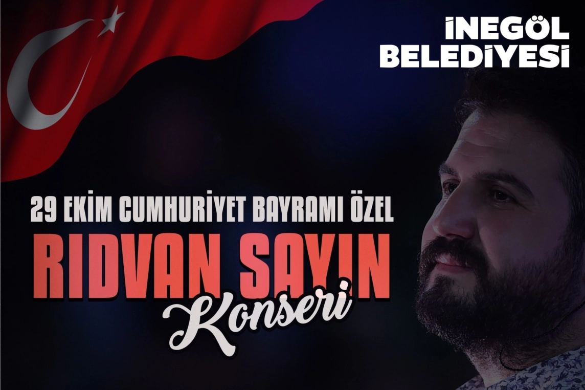 Bursa İnegöl'de 29 Ekim'e özel konser 