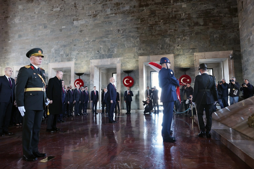 Cumhurbaşkanı Erdoğan, Anıtkabir’de 