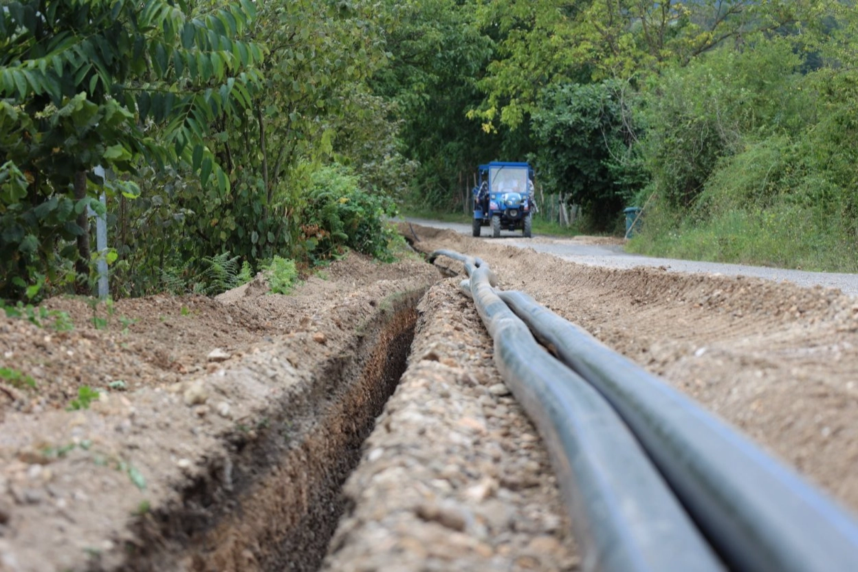 Ünye içme suyu hattına kavuşuyor 