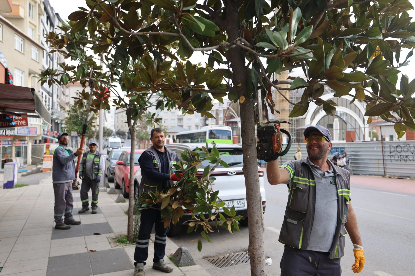 Çayırova’da mevsimlik budamalar başladı 