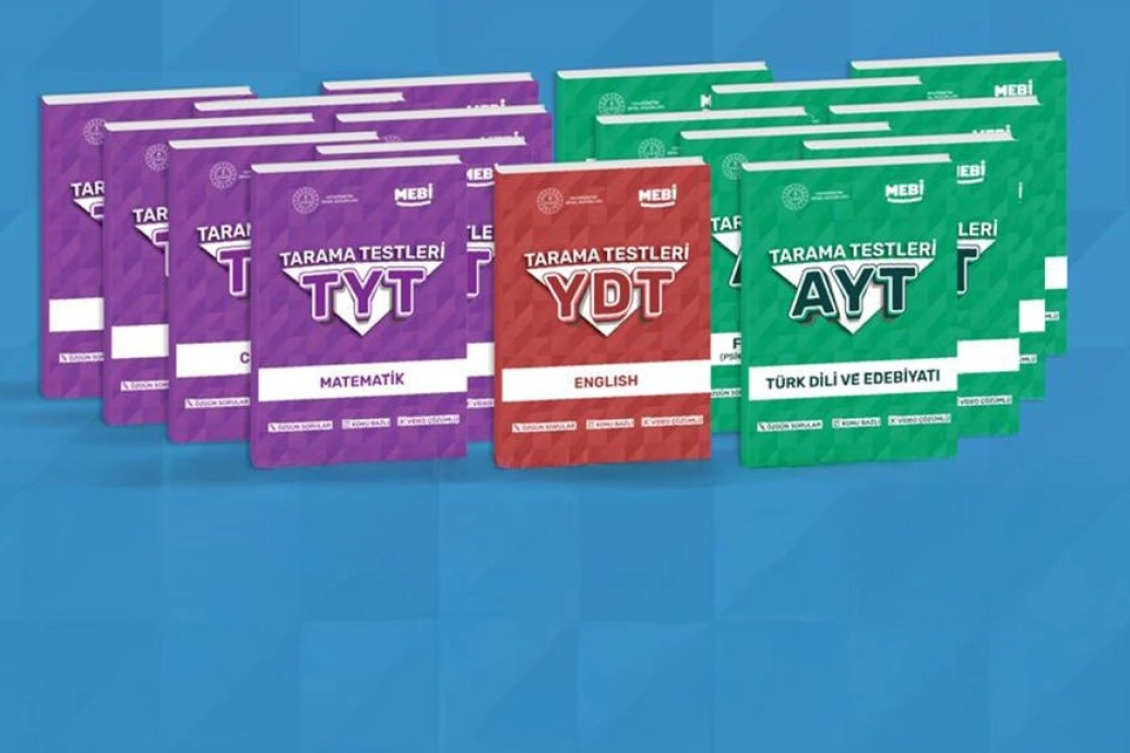 MEBİ YKS tarama testi kitapları yayımlandı 