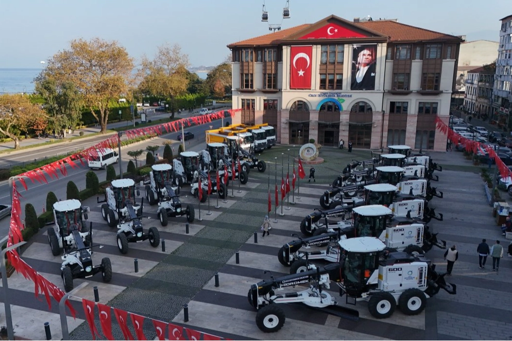 Ordu Büyükşehir'in araç filosu her geçen gün genişliyor 