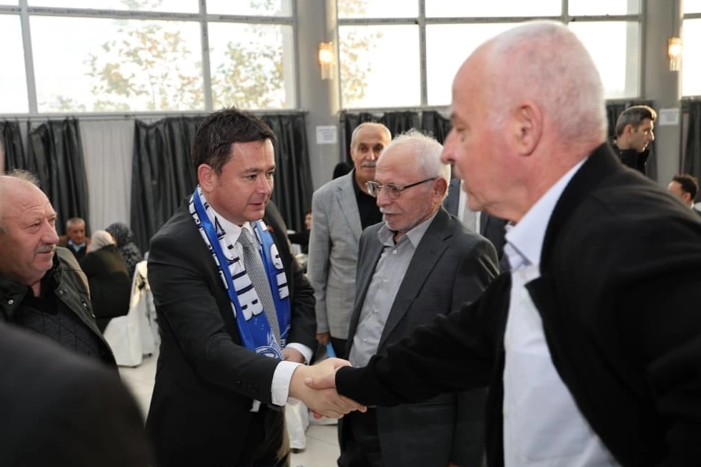 Bursa Ovaakça’da Başkan Aydın’a hizmet teşekkürü 