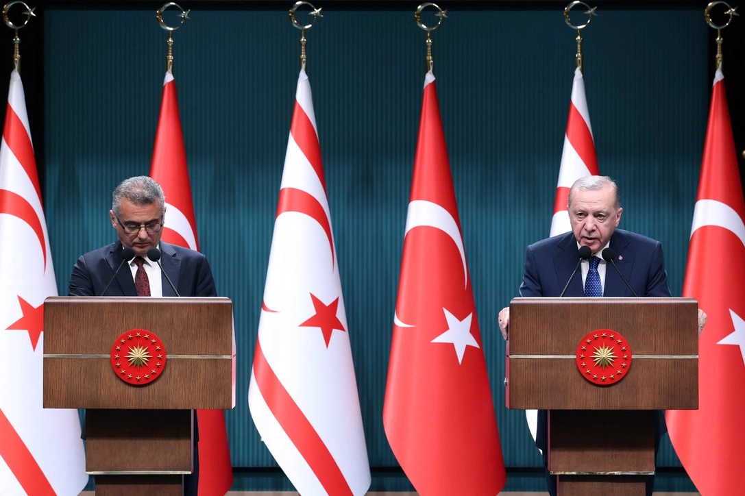 Cumhurbaşkanı Erdoğan: Kıbrıs’ta en gerçekçi çözüm iki devletli yapıdır 